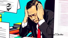 Ilustrasi direktur perusahaan sedang stres - sukabumiheadline.com