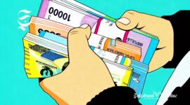 Ilustrasi menghitung uang tabungan - sukabumiheadline.com