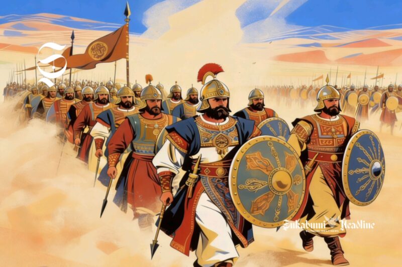 Ilustrasi pasukan perang Persia zaman dulu - sukabumiheadline.com