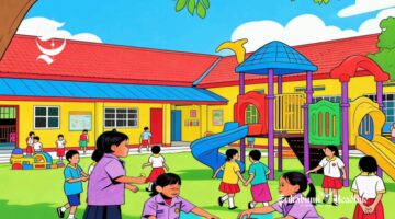 Ilustrasi pelajar taman kanak-kanak - sukabumiheadline.com