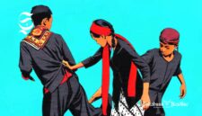 Ilustrasi permainan tradisional Sunda - sukabumiheadline.com