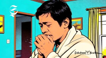 Ilustrasi seorang pria menggigil kedinginan - sukabumiheadline.com