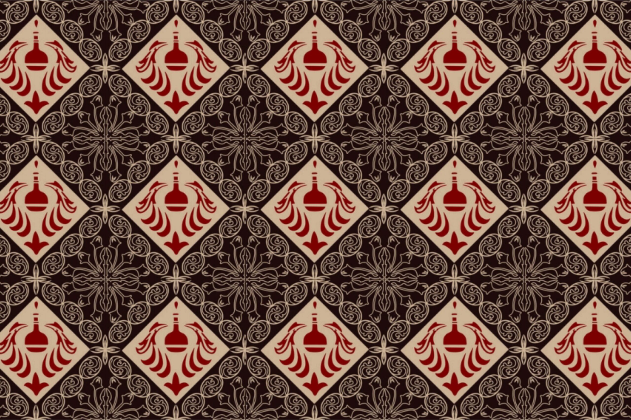 Masagi, pola hias Batik Lokatmala diproduksi 2010 - Batik Lokatmala