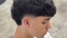 Model rambut Burst Fade