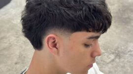 Model rambut Burst Fade