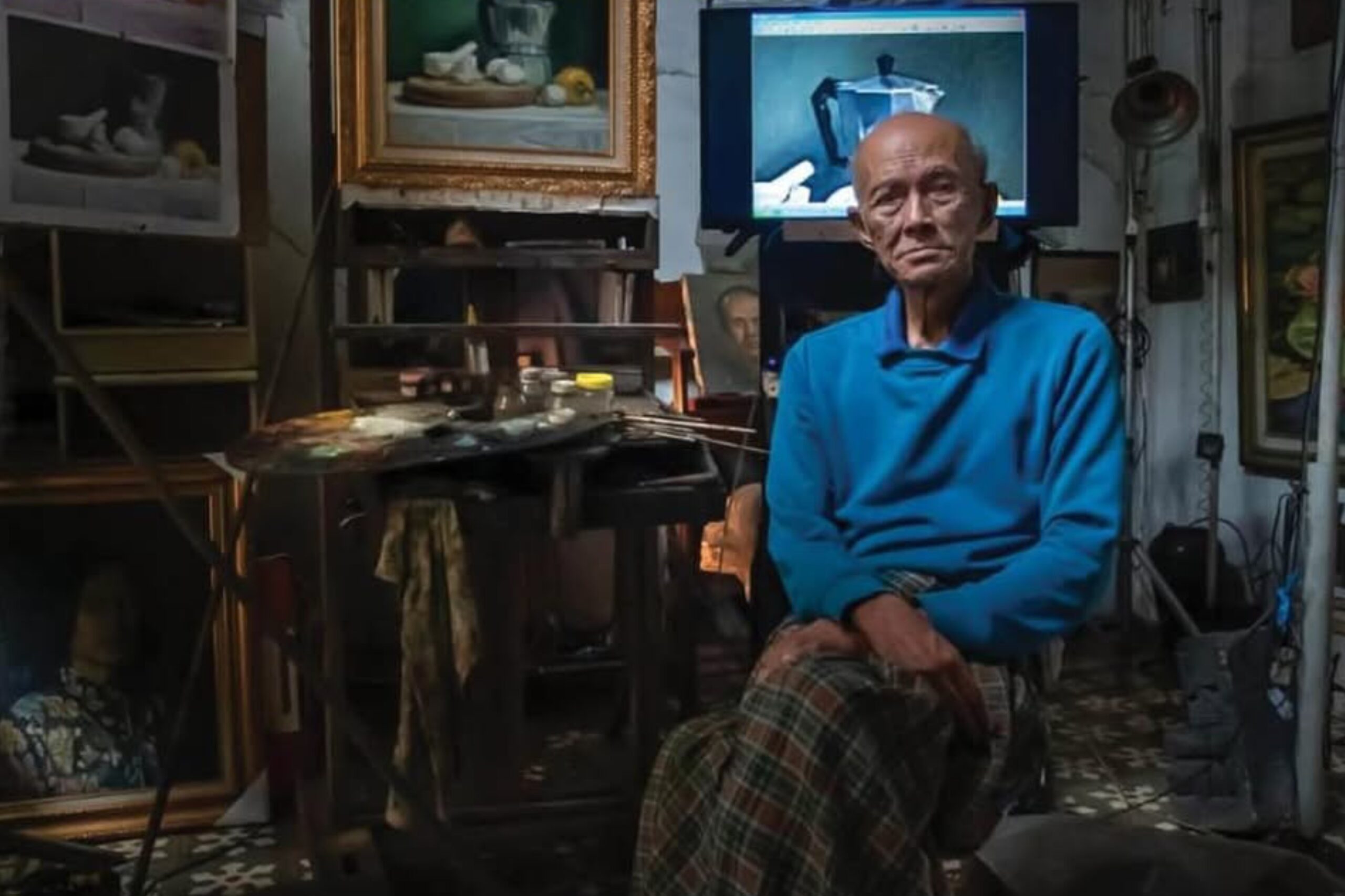 Pelukis potret R. Irawan Surianatanegara - Orbital Dago