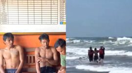 Perahu dihantam ombak besar dua nelayan Sukabumi nyaris tenggelam - Ist