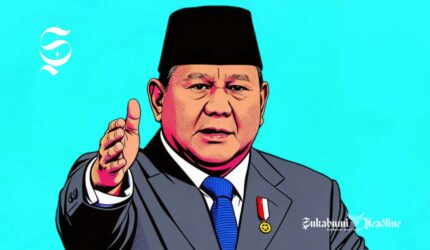 Presiden RI, Prabowo Subianto - Ilustrasi sukabumiheadline.com