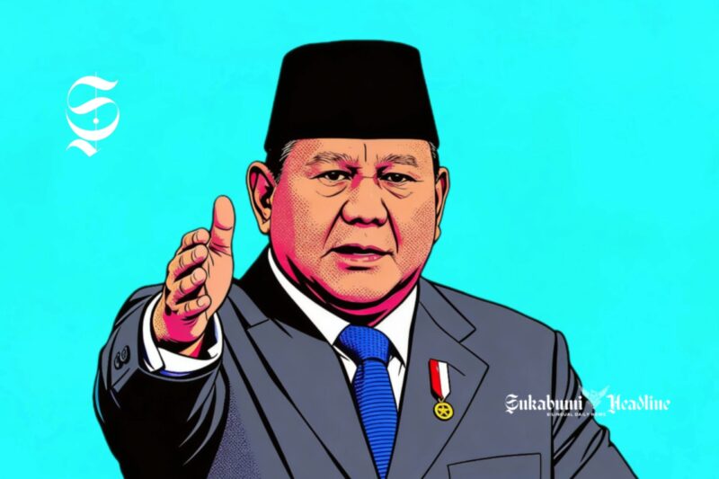 Presiden RI, Prabowo Subianto - Ilustrasi sukabumiheadline.com