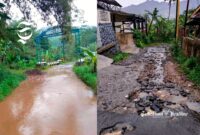 Ruas jalan Sukamaju - Cijangkar Kecamatan Nyalindung - sukabumiheadline.com