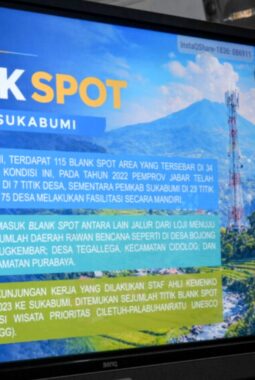 Susah sinyal, daerah blank spot di Sukabumi disorot Kemenko Polkam