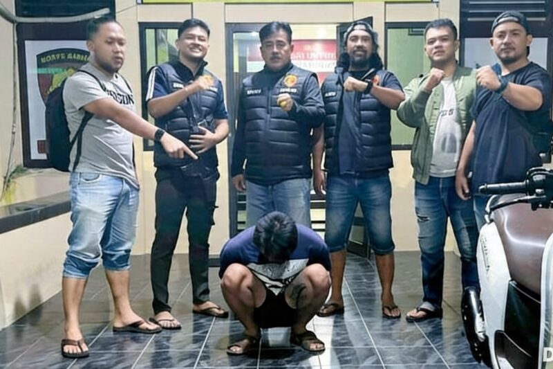 Teganya si Robi, pria asal Sukabumi mau tagih utang malah dicuri motornya - Polres Majalengka 