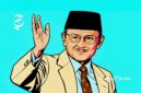 BJ Habibie, Presiden RI ke-2 - Ilustrasi sukabumiheadline.com