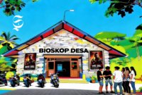 Ilustrasi Bioskop Desa - sukabumiheadline.com