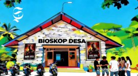 Ilustrasi Bioskop Desa - sukabumiheadline.com