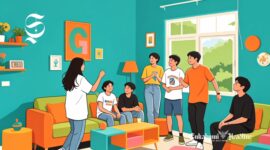 Ilustrasi Gen Z beraktivitas bersama - sukabumiheadline.com