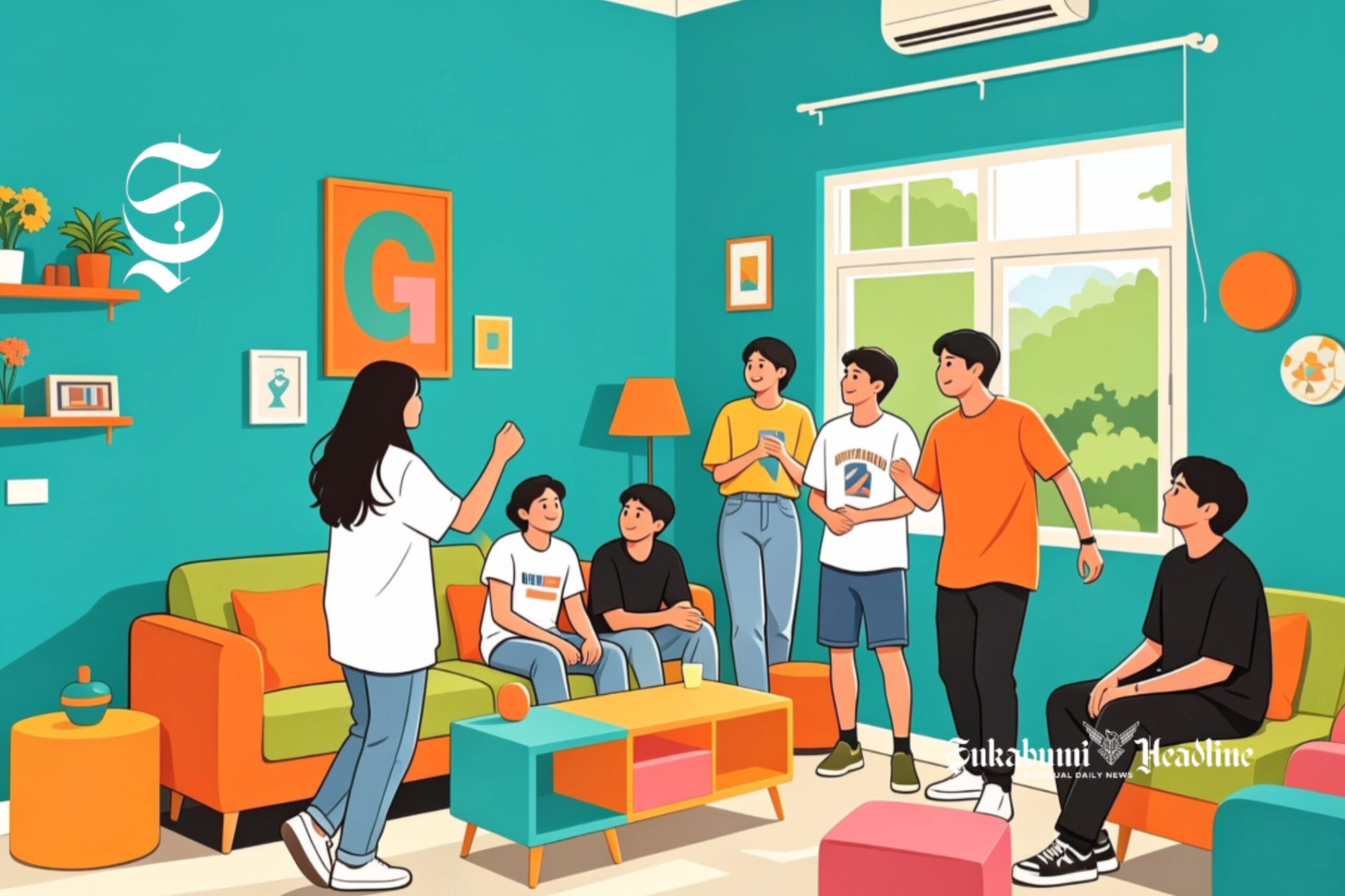 Ilustrasi Gen Z beraktivitas di luar rumah - sukabumiheadline.com