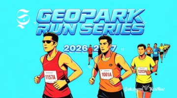 Ciletuh-Palabuhanratu Sukabumi tuan rumah Geopark Run Series 2026-2027, daftar di sini
