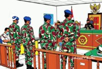 Ilustrasi Peradilan Militer di Indonesia - sukabumiheadline.com