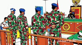 Ilustrasi Peradilan Militer di Indonesia - sukabumiheadline.com