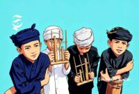 Ilustrasi anak-anak Suku Sunda - sukabumiheadline.com