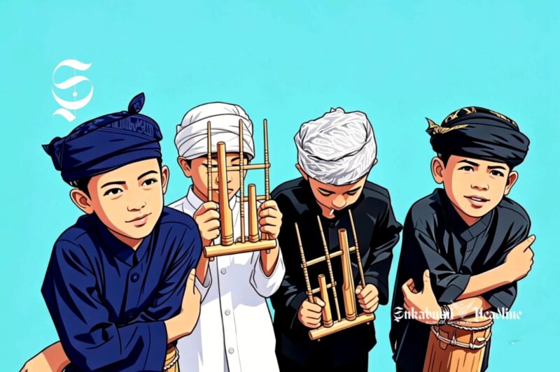 Ilustrasi anak-anak Suku Sunda - sukabumiheadline.com