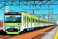 Ilustrasi elektrifikasi jalur KRL Commuter Line - sukabumiheadline.com