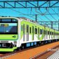 Ilustrasi elektrifikasi jalur KRL Commuter Line - sukabumiheadline.com