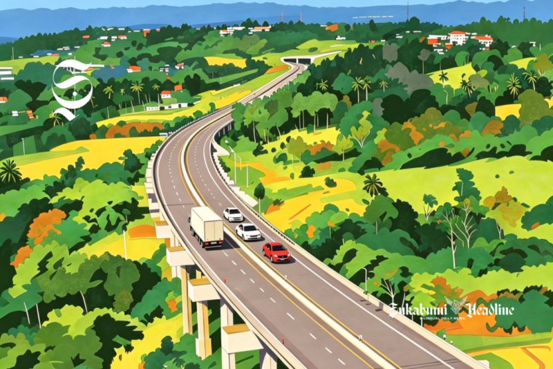 Ilustrasi jalan tol - sukabumiheadline.com