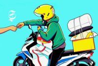 Ilustrasi kurir paket - sukabumiheadline.com