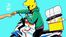 Ilustrasi kurir paket - sukabumiheadline.com