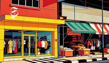 Ilustrasi mini mall di dekat pasar tradisional - sukabumiheadline.com