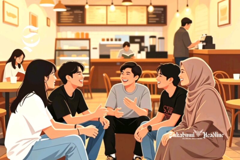 Ilustrasi nongkrong bareng teman-teman - sukabumiheadline.com