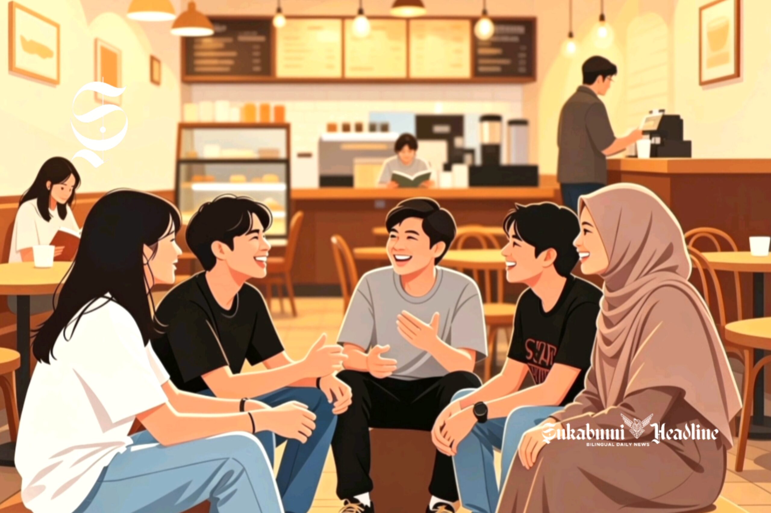 Melawan kampanye "marriage is scary", Gen Z Sukabumi malah terbentur tradisi 3 Ilustrasi nongkrong bareng teman-teman - sukabumiheadline.com