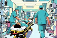 Ilustrasi pasien gawat darurat di rumah sakit - sukabumiheadline.com