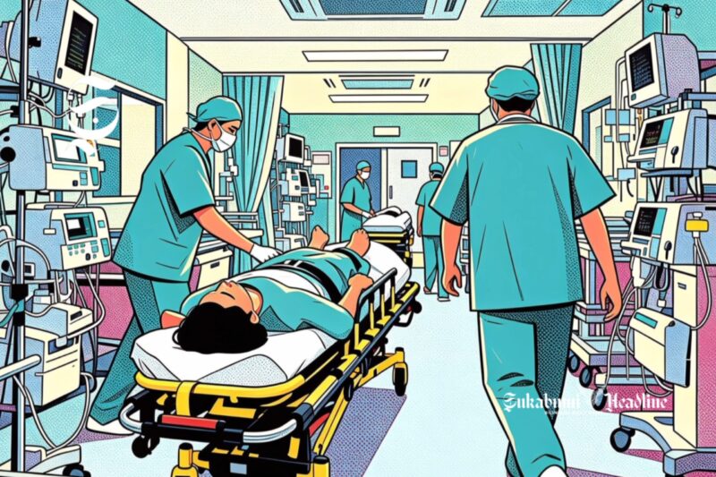 Ilustrasi pasien gawat darurat di rumah sakit - sukabumiheadline.com