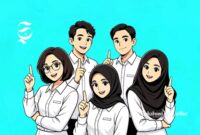 Ilustrasi pegawai berseragam - Ist