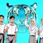 Ilustrasi pelajar SMAN dan SMKN Manusia Unggul - sukabumiheadline.com