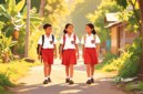 Ilustrasi pelajar sekolah dasar (SD) - sukabumiheadline.com