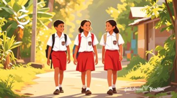 Ilustrasi pelajar sekolah dasar (SD) - sukabumiheadline.com