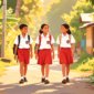 Ilustrasi pelajar sekolah dasar (SD) - sukabumiheadline.com