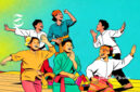 Ilustrasi pentas teater remaja di sekolah - sukabumiheadline.com