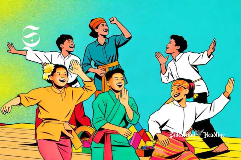 Ilustrasi pentas teater remaja di sekolah - sukabumiheadline.com