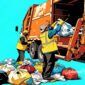 Ilustrasi petugas kebersihan sedang membuat sampah ke truk - sukabumiheadline.com