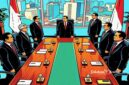 Ilustrasi rapat antara pejabat dan pengusaha - sukabumiheadline.com