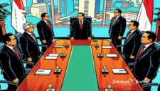 Ilustrasi rapat antara pejabat dan pengusaha - sukabumiheadline.com