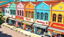 Ilustrasi ruko minimarket saling berdekatan - sukabumiheadline.com