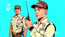 Ilustrasi satpam atau satuan pengamanan - sukabumiheadline.com