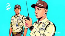 Ilustrasi satpam atau satuan pengamanan - sukabumiheadline.com
