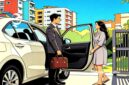 Ilustrasi suami mau berangkat kerja diantar istri hingga halaman rumah - sukabumiheadline.com